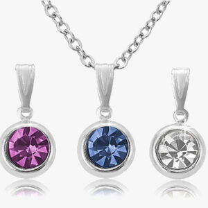 Three Color Pendant Set