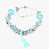 Blue Ribbon Awareness Bracelet