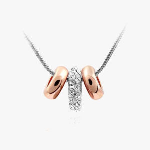 Florence Crystal Three Row Necklace