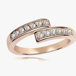 Open Heart Eternity Ring