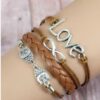 Love Infinity Owl Bracelet