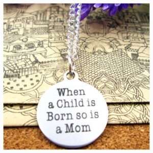 Birth of Child and Mother Necklace