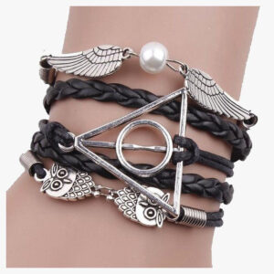 Black Deathly Hallows Bracelet
