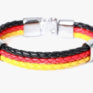 Team Germany Leather Unisex Bracelet