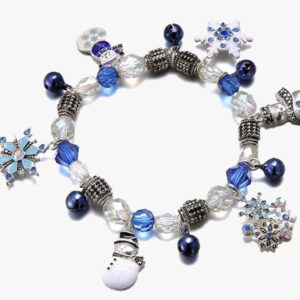 I Love Winter Charm Bracelet