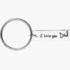 I Love You Dad Keychain
