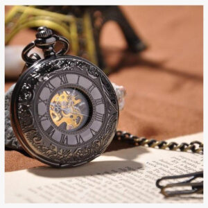 Black Vine Pocket Watch