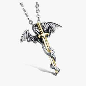 Dragon Sword Men's Stainless Steel Pendant