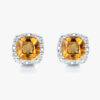 Genuine Natural Citrine Earrings