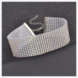 Crystal Collar Choker Necklace