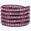 Pink Kitty Wrap Bracelet