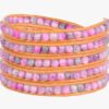 Pink Nebula Wrap Bracelet