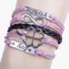 Clover Faith Hope Infinity Bracelet