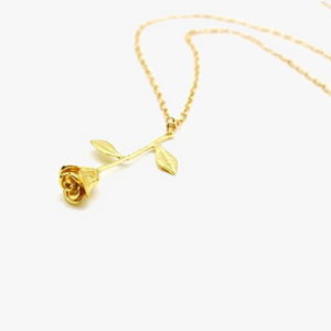 Delicate Rose Flower Pendant