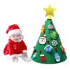 3D DIY Felt Christmas Tree for Kids