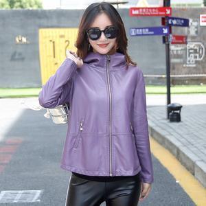 Women's Leather Jacket M-3XL 2018