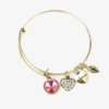 October Birthstone Charm Bangle