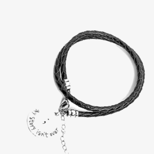 Semicolon Hand Stamped Bracelet