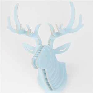 3D Wooden Deer Decoration