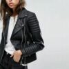 Smooth Motorcycle Faux Leather Jackets