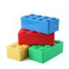 Lego Shaped Stackable Storage Box in Multiple Sizes and Colors