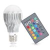 Color Changing LED Light Bulb with Remote