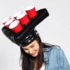 Inflatable Beer Pong Hat